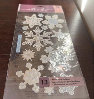 Sticko snowflake stickers