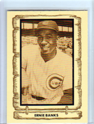 Ernie Banks, 1981 Cramer Card #33. Chicago Cubs, HOFr, (L3)