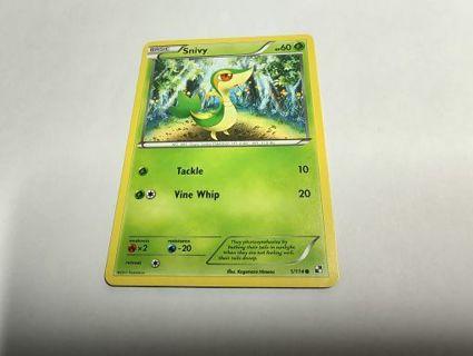 Pokemon Black and White 2011 Snivy #1/114