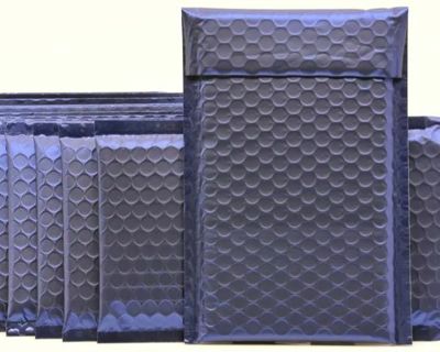 ➡️NEW⭕(1) 4x8" METALLIC BLUE BUBBLE MAILER!!⭕