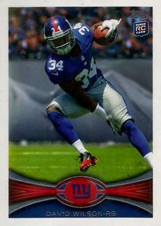 Tradingcard - 2012 Topps #289 - David Wilson RC - New York Giants