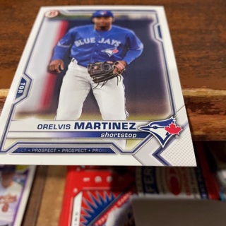 2020 bowman orelvis Martinez baseball card 