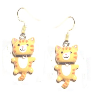 GP ENAMEL LITTLE 3D KITTY EARRINGS #1 #6 (PLEASE READ DESCRIPTION) 