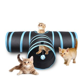1 NEW Cat Tunnel Collapsible Pet Toy Tunnel with Ball for Cat Puppy Kitty Kitten Rabbit
