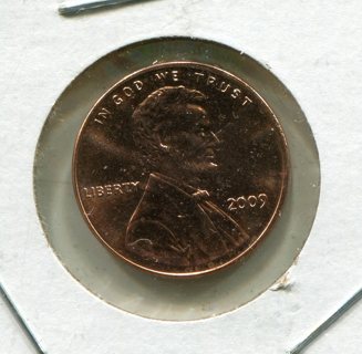 2009 P F/Y Lincoln Cent Error-Over Polished Die-Toupe Abe