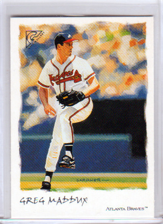Greg Maddux, 2002 Topps Gallery Card #126, Atlanta Braves, HOFr, (L4