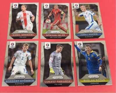 2016 Panini Prizm euro soccer lot