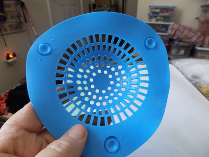 Blue rubber silicone strainer # 2 for sink