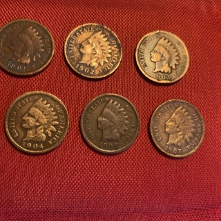 Choose 2 Indian Pennies 1900’S – 125+ Years Old