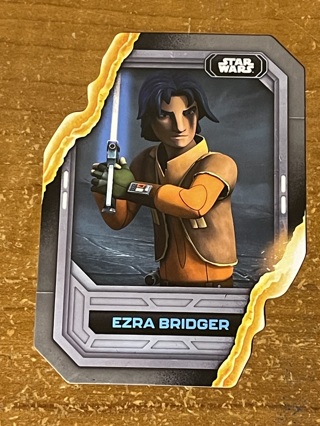 2023 Topps Star Wars - Lightsaber Stylings Die-Cut Insert - EZRA BRIDGER #LS-10