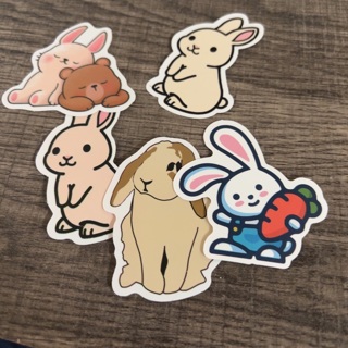 Bunnies stickers 