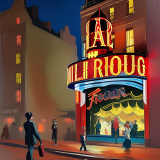 Listia Digital Collectible: Cabaret in Paris Moulin Rouge