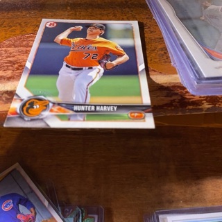 2018 bowman Hunter harvey baseball card 