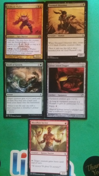 set of 5 magic the gathering cards free shipping