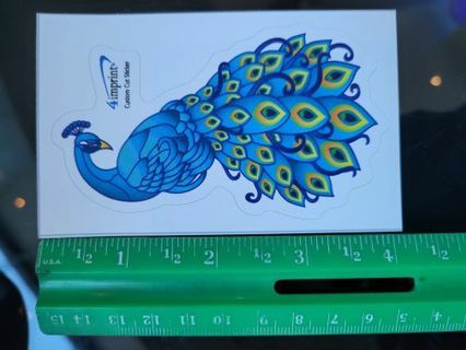 PEACOCK PROMO STICKER