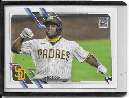 Jorge Ona 2021 Topps Update #US323 Rookie Card