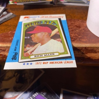 1982 topps Kmart 1972 mvp rich Allen baseball card 
