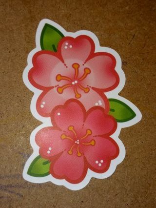 Flower pretty nice Cute new vinyl laptop sticker no refunds regular mail only