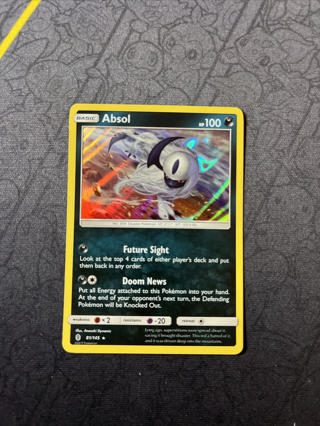 Absol 81/145 Holo Rare Sun & Moon: Guardians Rising Singles Card Pokemon Cards TCG