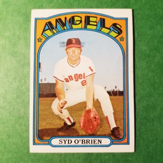 1972 - TOPPS BASEBALL CARD NO. 289 - SYD O'BRIEN - ANGELS