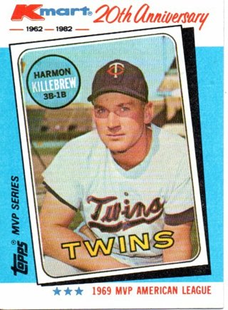 1982 Topps Kmart Harmon Killebrew