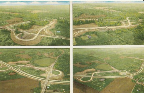 Vintage Unused Postcard: j: Ohio Turnpike