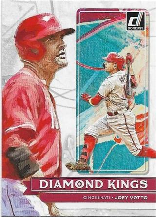 2022 DONRUSS JOEY VOTTO DIAMOND KINGS CARD