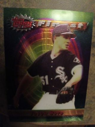 1994 TOPPS FINEST JASON BERE CHICAGO WHITE SOX BASEBALL CARD# 12