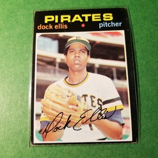 1971 Topps Vintage Baseball Card # 2 - DOCK ELLIS - PIRATES - EXMT/NRMT