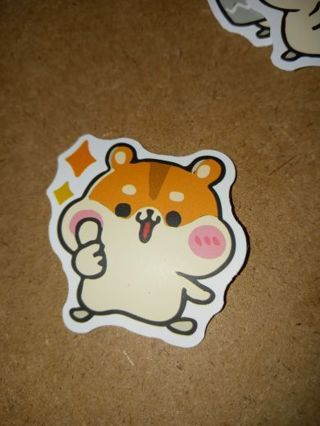 Cute nice vinyl sticker no refunds regular mail Very nice quality! Win 2 or more get bonus