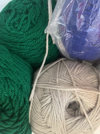 NWT 2 POUNDS OF ASSORTED MYSTERY YARN