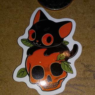 Adorable one vinyl sticker no refunds regular mail only Very nice quality!