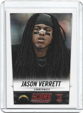 2014 SCORE JASON VERRETT ROOKIE CARD