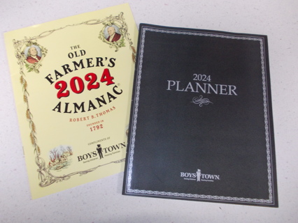 2024 Monthly Planner & Farmer's Almanac