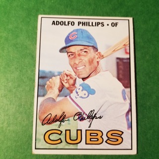 1967 - TOPPS BASEBALL CARD NO. 148 - ADOLFO PHILLIPS - CUBS - EXMT/NRMT.