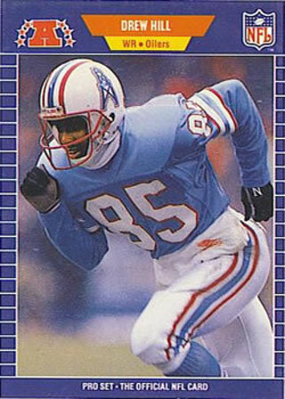 Tradingcard - NFL 1989 Pro Set #146 - Drew Hill - Houston Oilers