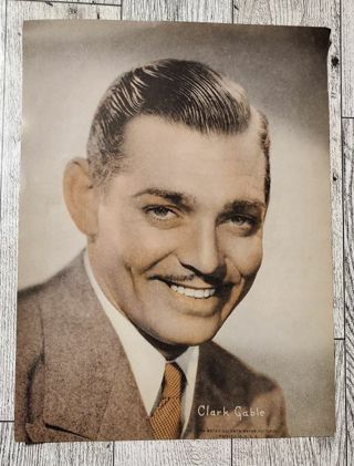 6 x 8" Clark Gable vintage photo