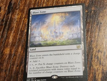 Magic the gathering mtg Blast Zone rare card Brothers War