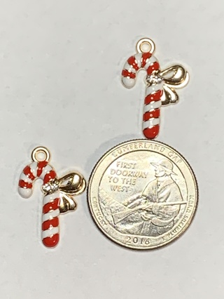 CHRISTMAS CHARMS~#45~SET OF 2 CHARMS~SET 2~FREE SHIPPING!