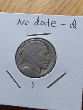 Buffalo Nickel with a D Mint Mark Type I No Date! 1.7