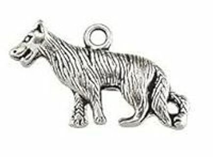 10PC SP WOLF CHARMS STYLE 10 LOT 1 (PLEASE READ DESCRIPTION) 