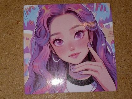 Girl Cute new one 1⃣ vinyl sticker no refunds regular mail only Very nice