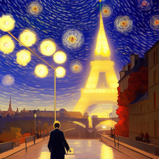 Listia Digital Collectible: Starry night in Paris