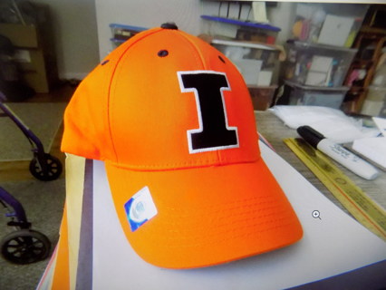 NWT Captavating Headwear Orange Illi Fighting llini ball cap