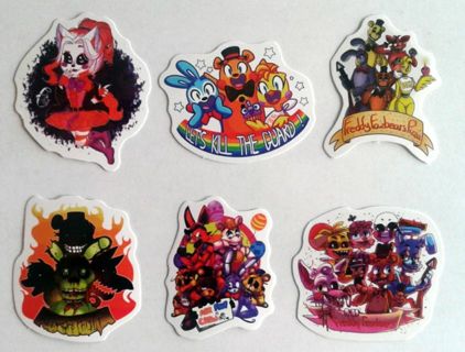 Six Five Nights At Freddy's Vinyl Stickers