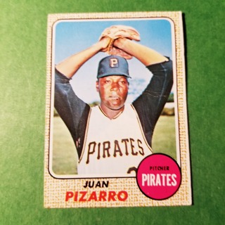 1968 - TOPPS BASEBALL CARD NO. 19 - JUAN PIZARRO - PIRATES