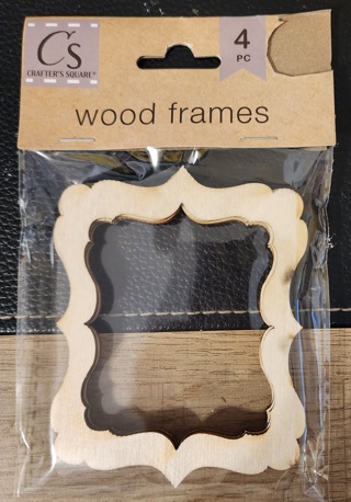 NEW - Crafter's Square - Wood Frames - 4 in package