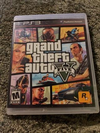 PS3 Grand Theft Auto V Game