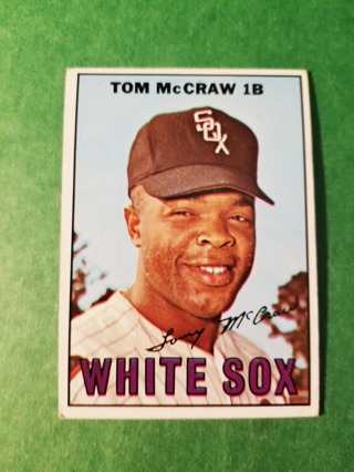 1967 - TOPPS BASEBALL - CARD NO. 29 - TOM McCRAW - WHITE SOX