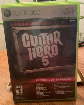 Guitar Hero 5 (Microsoft Xbox 360, 2009) 